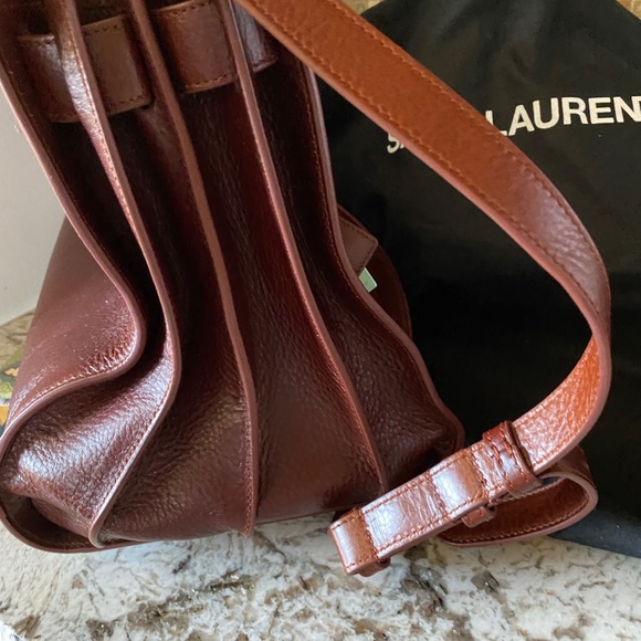 Saint Laurent Sac de Jour Large Rare Size Brun Cognac (Cognac Brown) Calfskin - Picture 8 of 11